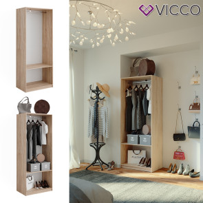 Vicco Kleiderschrank Elmo Sonoma 80 x 200 cm