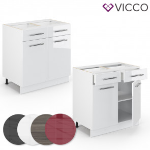 VICCO Schubunterschrank 80cm FAME-LINE 