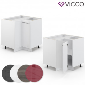 VICCO Eckunterschrank 87cm FAME-LINE 