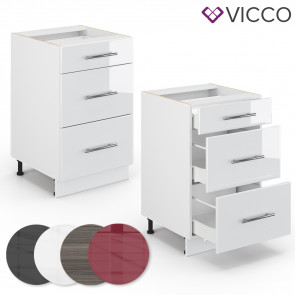 VICCO Schubunterschrank 50cm FAME-LINE 