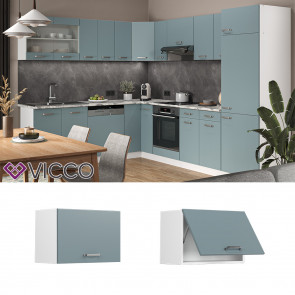 Vicco Hängeschrank flach Küchenschrank R-Line Solid Weiß Blau Grau 60 cm modern