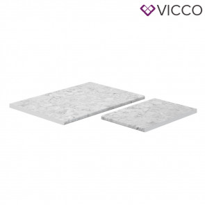 VICCO Arbeitsplatte Eckunterschrank 87 cm R-Line