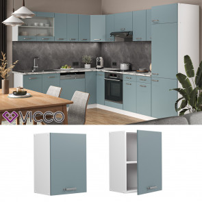 Vicco Hängeschrank Küchenschrank R-Line Solid Weiß Blau Grau 45 cm modern