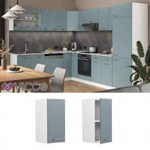 Vicco Hängeschrank Küchenschrank R-Line Solid Weiß Blau Grau 30 cm modern